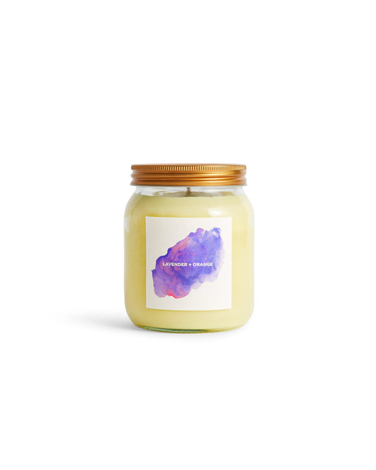 CALM: Lavender + Orange Aromatherapy Candle
